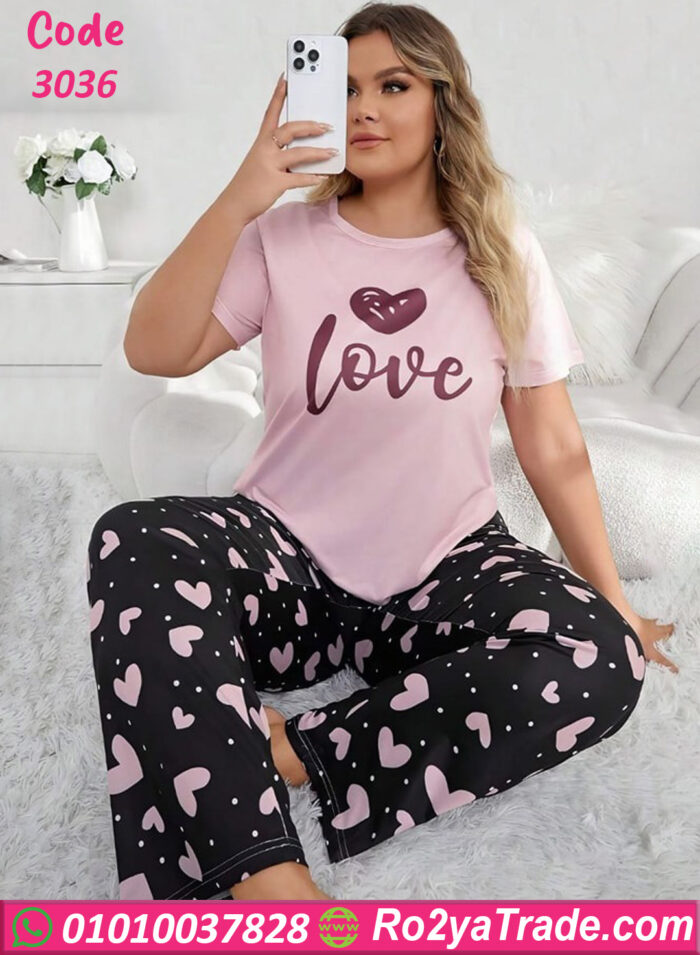 ⁦يجامة نسائية أنيقة - كود 3036⁩ - الصورة ⁦1⁩