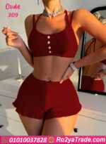 بيجامة هوت شورت حريمي - كود 309