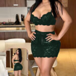 لانجري ميني جيب بألوان جديدة - كود 389