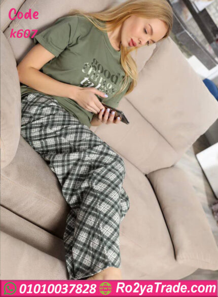 بيجامة كروهات أنيقة – كود k607