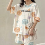 بيجامة شورت نسائيه - كود 01147