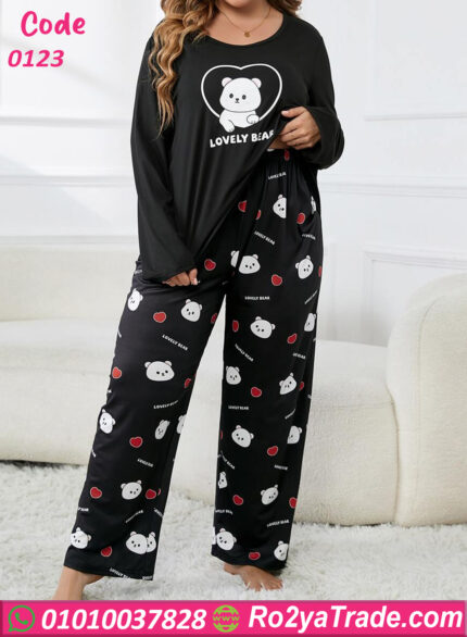 بيجامه صيفي بكم - كود 0123