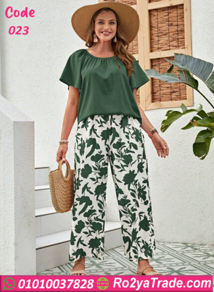 بيجامه نص كم نسائيه - كود 023