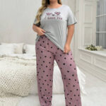 بيجامه نص كم حريمي - كود 041