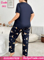 بيجامه حريمي صيفي قطن - كود 061