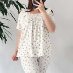 بيجامه نص كم حريمي - كود 1832