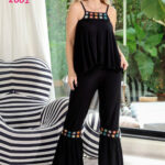 بيجامة حريمي بتصميم جذاب - كود 2001