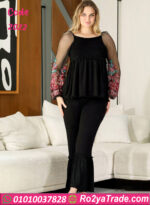 بيجامه حريمي للعرايس كم شفافه - كود 2022