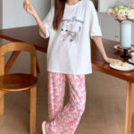 بيجامه حريمي دلع للبنات - كود 2066