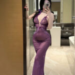 لانجري طويل وان سايز - كود 2095