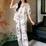 بيجامه حريمي بيتي - كود 2129