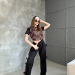 ترينج توب وبنطلون للعروسه - كود 2130