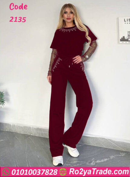 ترنج نسائيه نعومة القماش - كود 2135