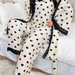 بيجامه حريمي 3 قطع - كود 2354