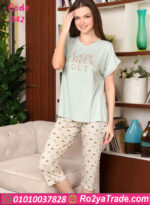 بيجامة قطن برمودا - كود 242