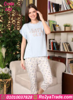 بيجامة قطن برمودا - كود 242