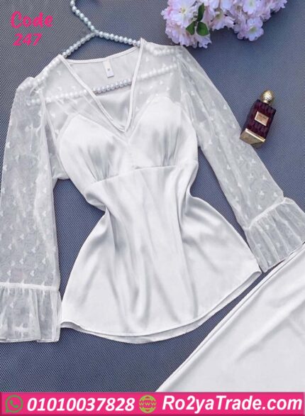 طقم بنطلون وبلوزة أنيق - كود 247