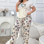 بيجامه صيفي نص كم - كود 3750