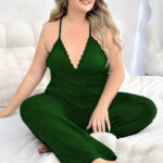 طقم بيجامة نسائي دانتيل - كود 527