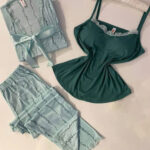 بجامة 3 قطع للعرائس - كود 6727