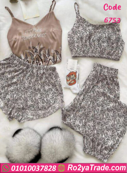 طقم 4 قطع للعروسه - كود 6753