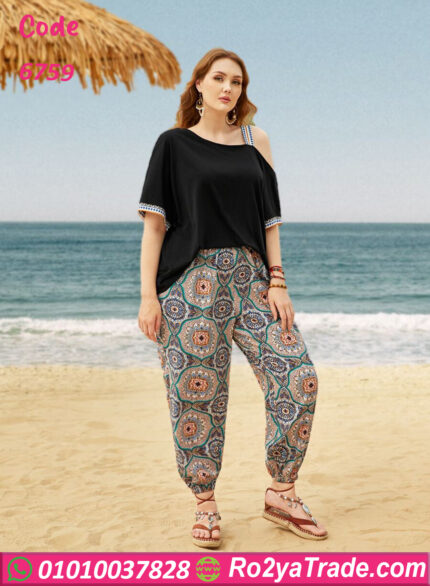 بيجامه صيفي للبنات - كود 6759