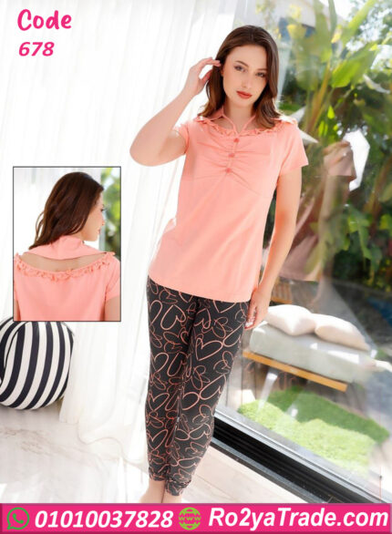 بجامه دلع حريمي - كود 678