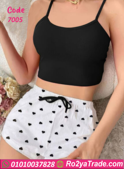 هوت شورت قلوب - كود 7005