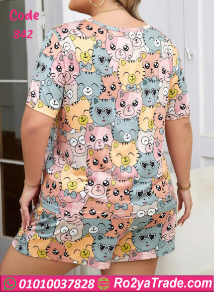 بجامه شورت حريمي للعرايس - كود 842