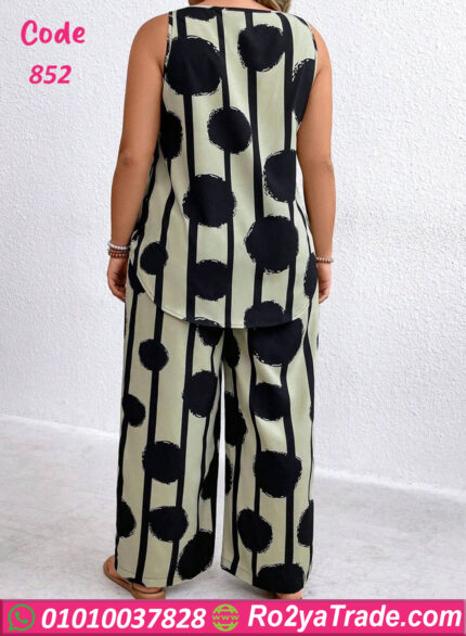 بيجامه حريمي صيفي قطن - كود 852