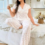 بيجامه نسائي كيرفي - كود 861