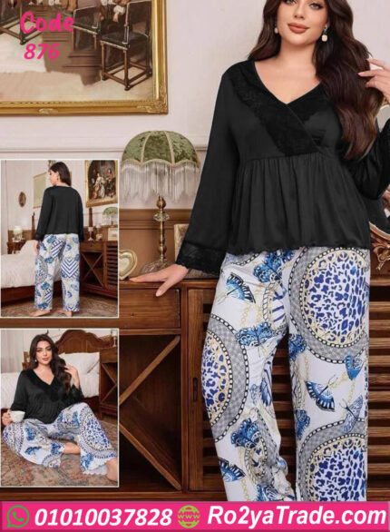 بيجامه قطعتين للعرايس - كود 876
