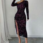 فستان طويل مفتوح - كود R0063