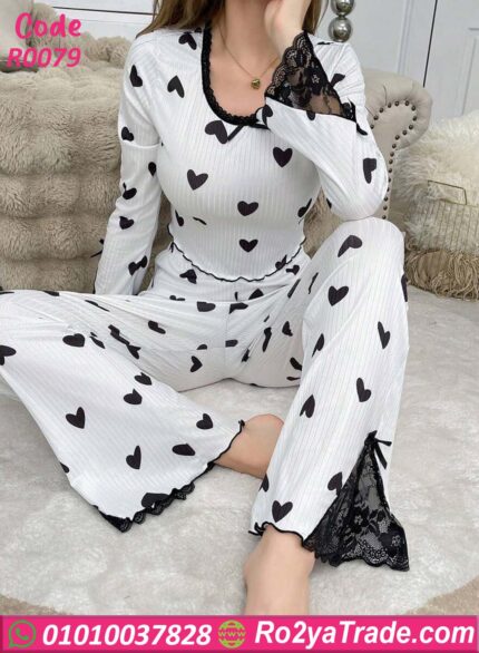 بيجامه قطعتين للعرايس - كود R0079