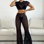 توب وبنطلون شفاف مثير - كود 0101