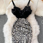 فستان تايجر قصير مثير للسهرات - كود 0151