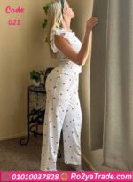 بيجامه كت بنقشه قلوب - كود 021