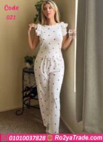 بيجامه كت بنقشه قلوب - كود 021