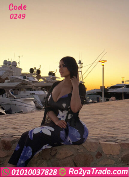 فستان اسود لانجري - كود 0249