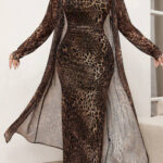 اجمل قميص نوم بالروب - كود 041