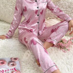 بيجامه قطعتين عرايسي - كود 0416