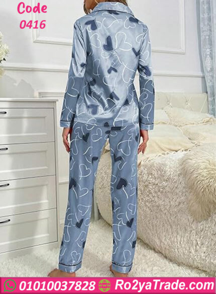 بيجامه قطعتين عرايسي - كود 0416