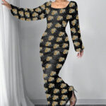 فستان طويل مثير - كود 050