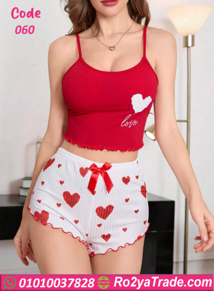 بجامه نسائي شورت - كود 060