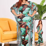 لانجري طويل وان سايز - كود 068