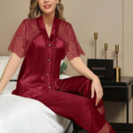 بيجامه قطعتين ستان - كود 1004