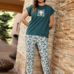 بيجامه حريمي نص كم - كود 1040