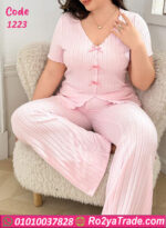 بيجامه حريمي نص كم - كود 1223