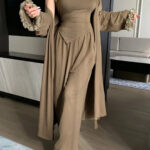 بجامه بناتي 3 قطع قطن - كود 1230