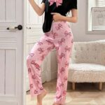 بجامه نص كم قطن نسائي - كود 1242